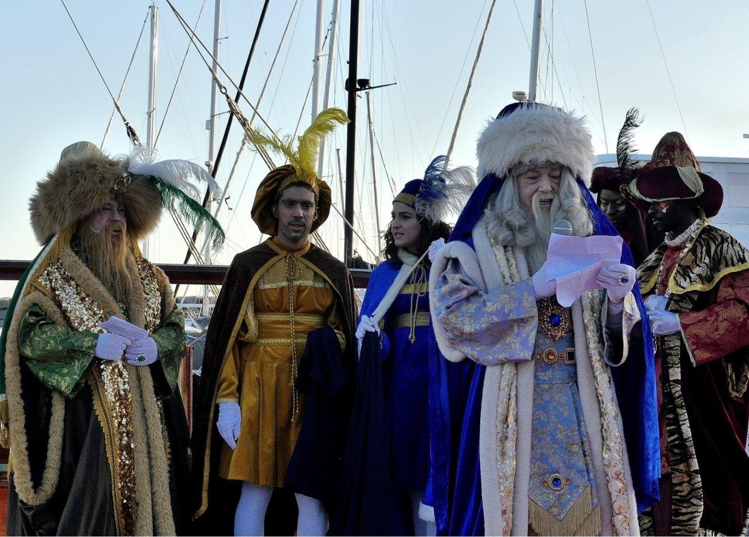 Arribada Reis a Premià de Mar