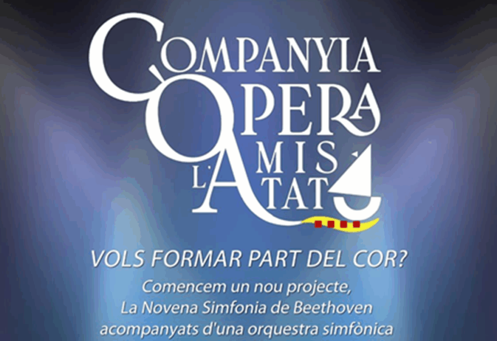 Cartell audicions Òpera l'Amistat