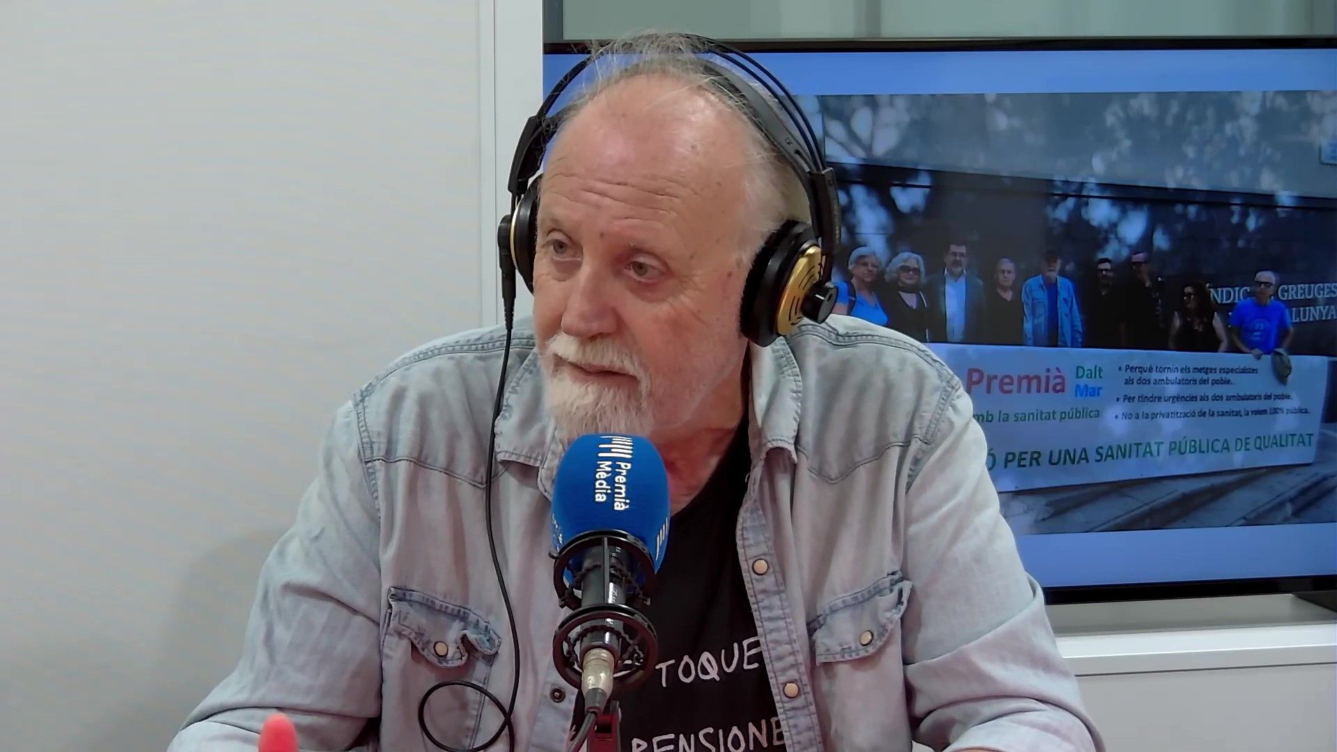 Joan Vergara, portaveu de la Comissió per una Sanitat Pública de Qualitat